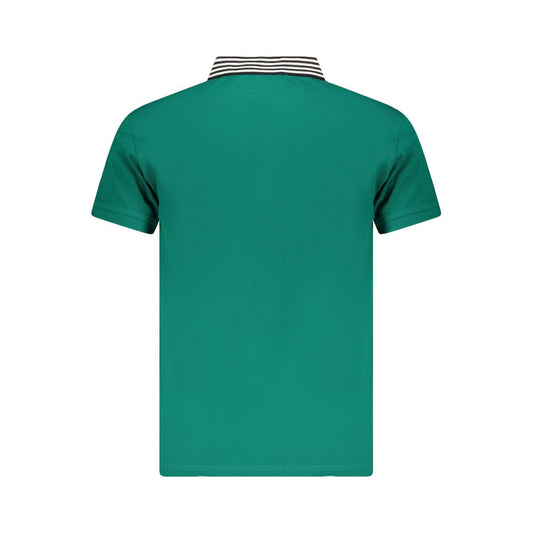 Green Cotton Polo Shirt