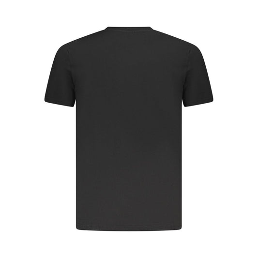 Black Cotton Men's T-Shirt