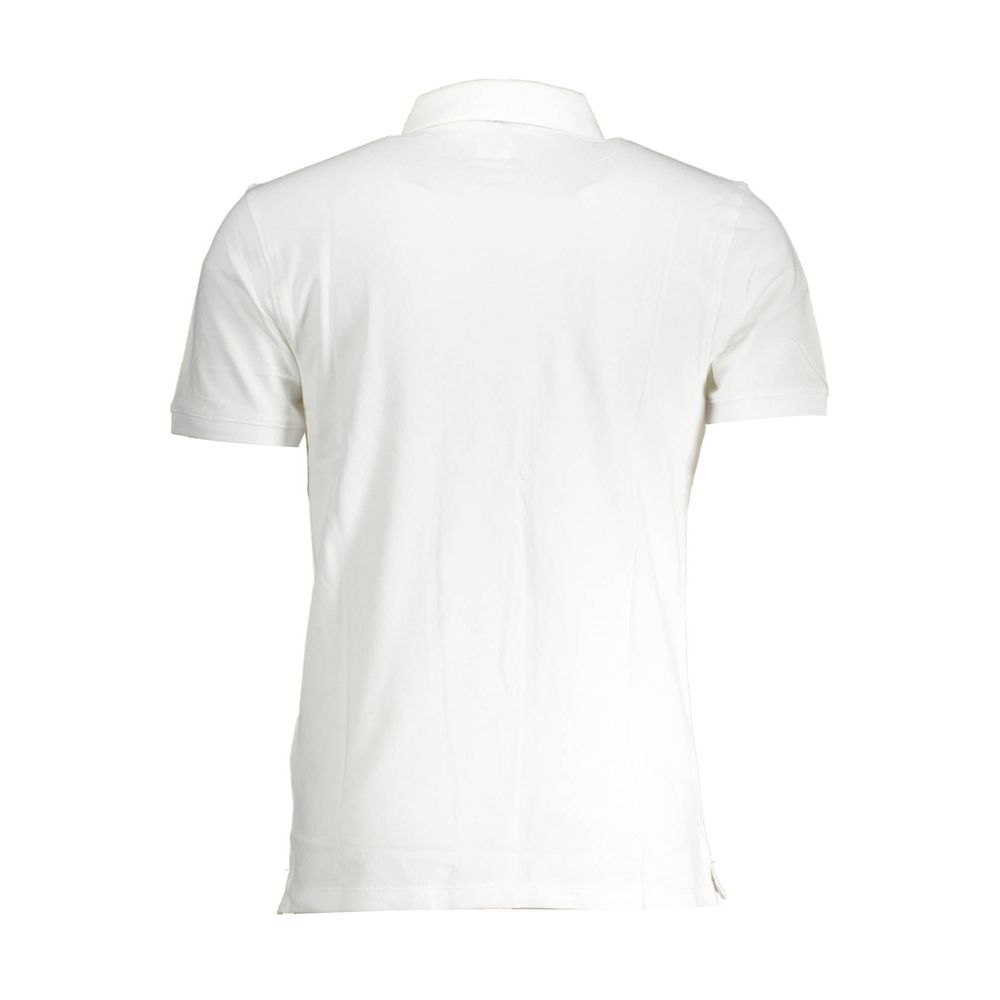 White Cotton Polo Shirt