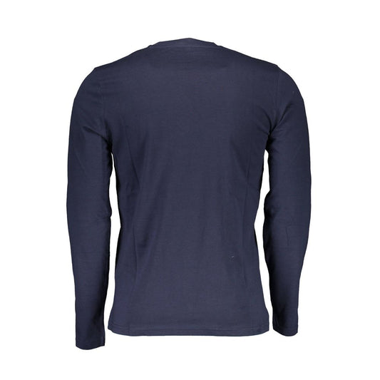 Blu Cotton Men T-Shirt