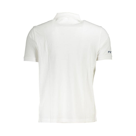 White Cotton Polo Shirt