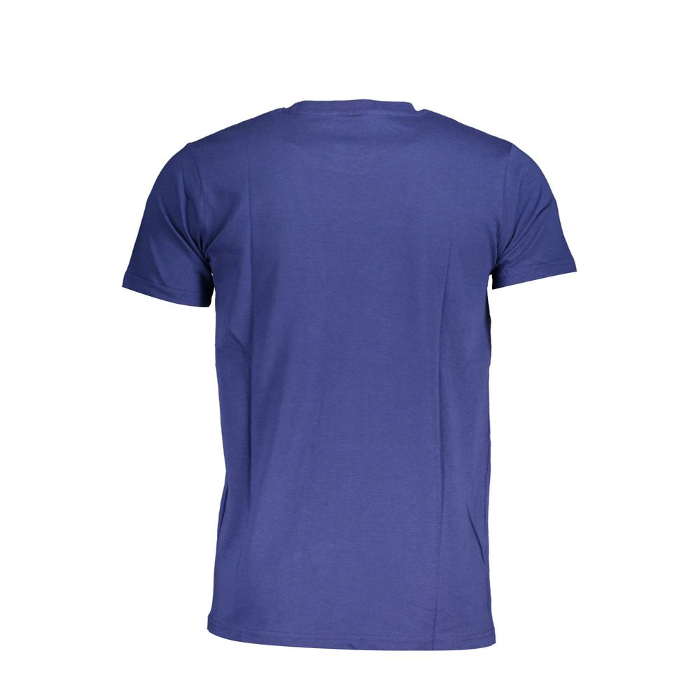 Blu Cotton Men T-Shirt