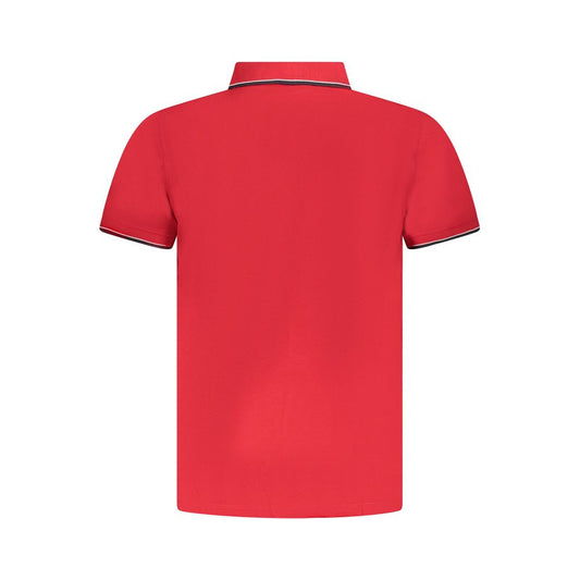 Red Cotton Polo Shirt