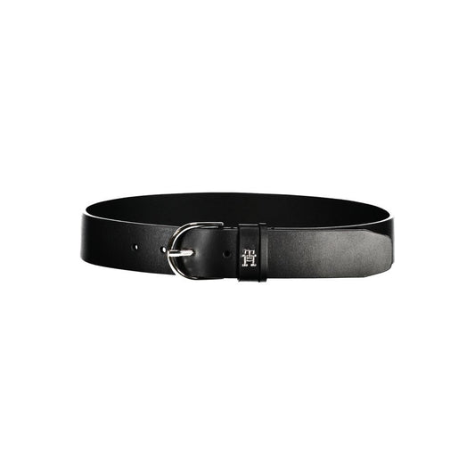 Black Leather Regular Belt