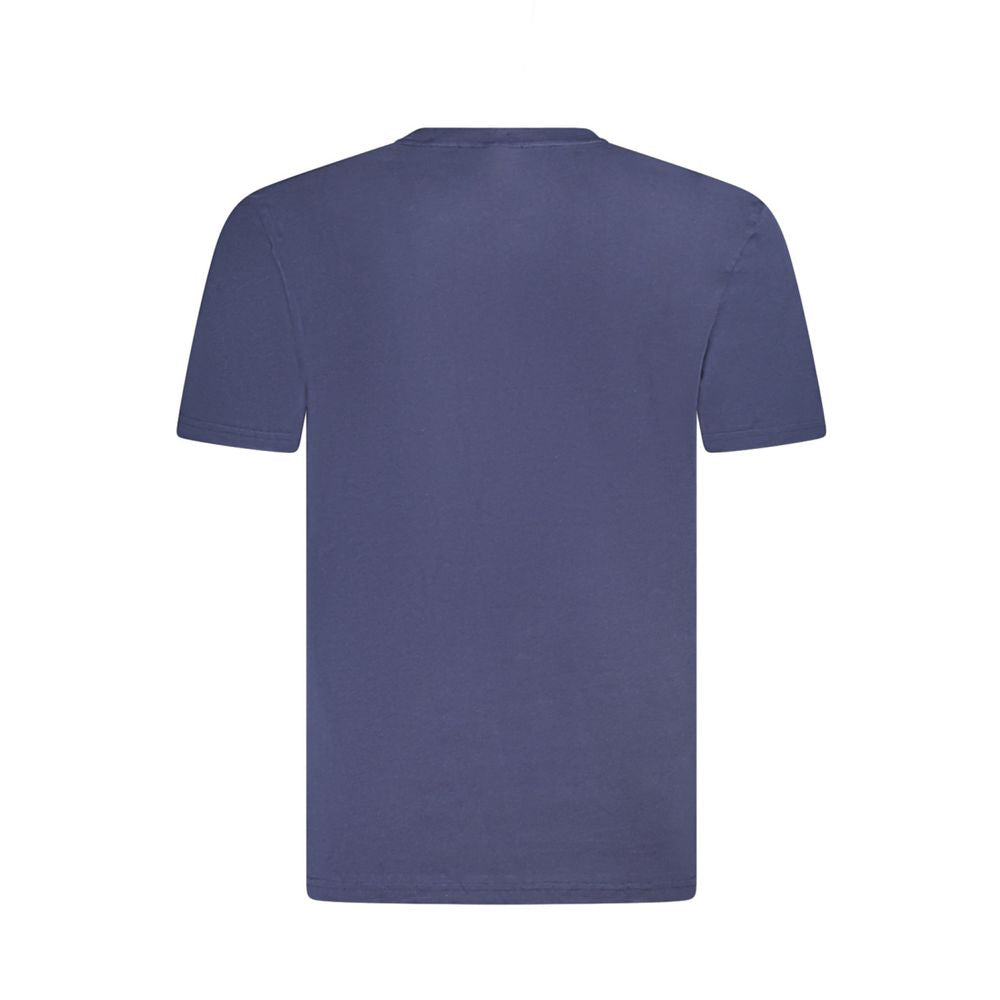 Blu Cotton Men T-Shirt