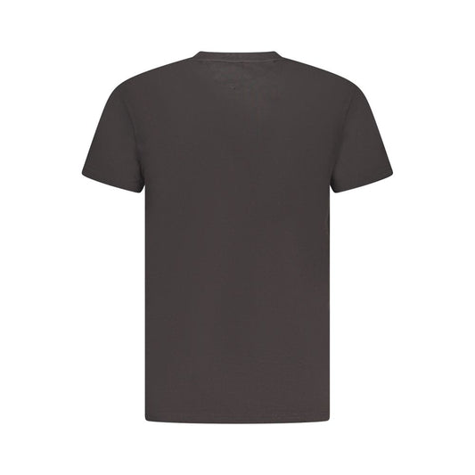 Black Cotton Men's T-Shirt