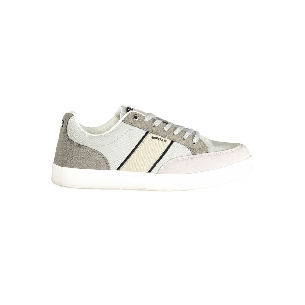 Gray Polyester Men Sneaker