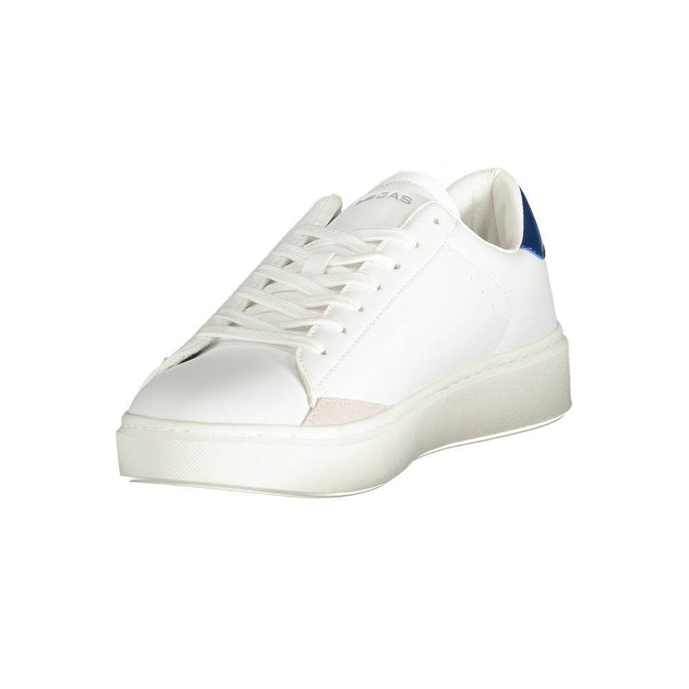 White Polyester Men Sneaker