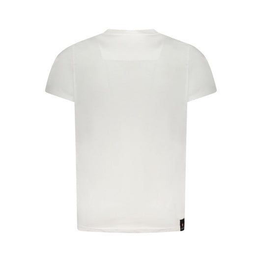 White Cotton Men's T-Shirt