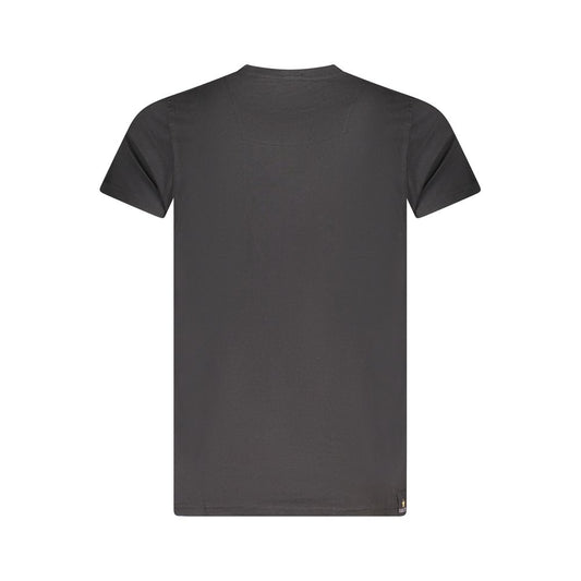 Black Cotton Men's T-Shirt