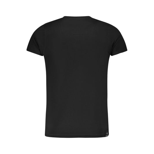 Black Cotton Men's T-Shirt