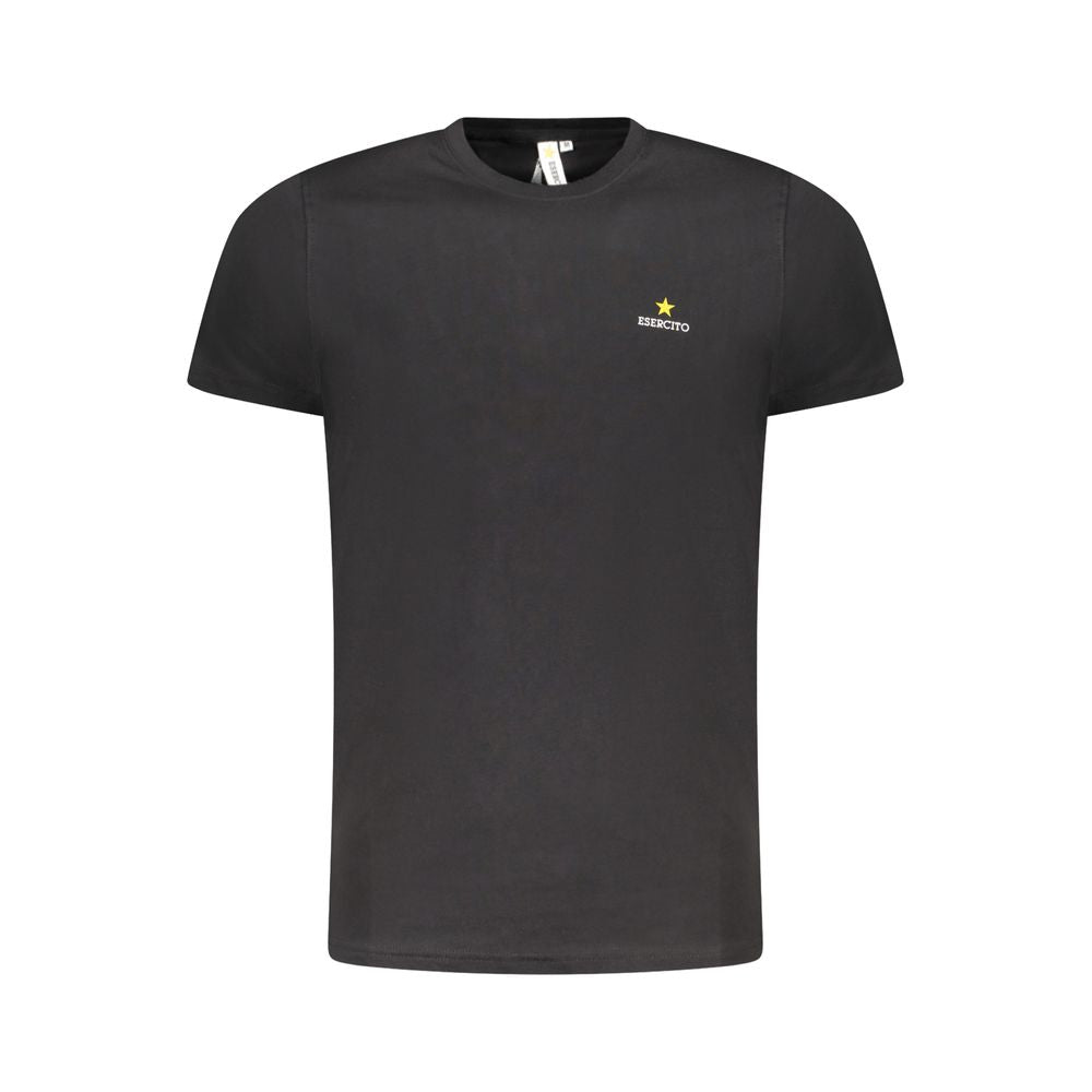 Black Cotton T-Shirt