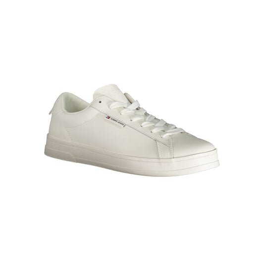 Bianco Poliuretano Uomo Sneaker