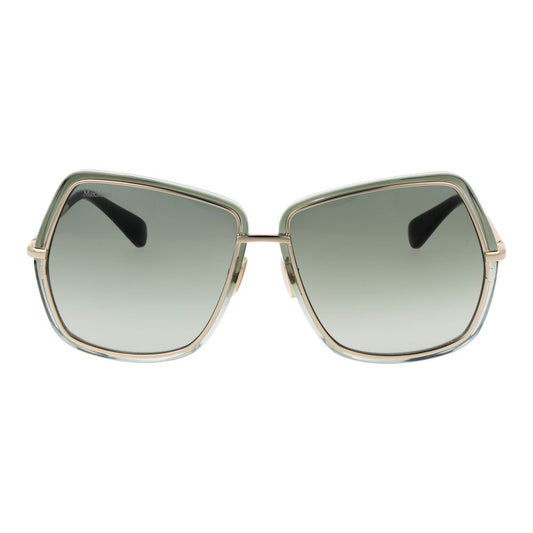 Green Metal Sunglasses