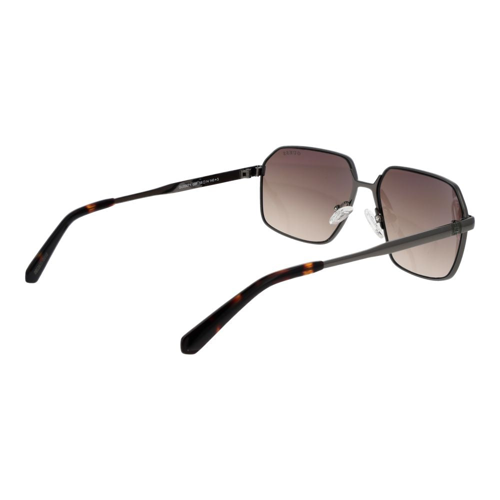 Gray Metal Sunglasses