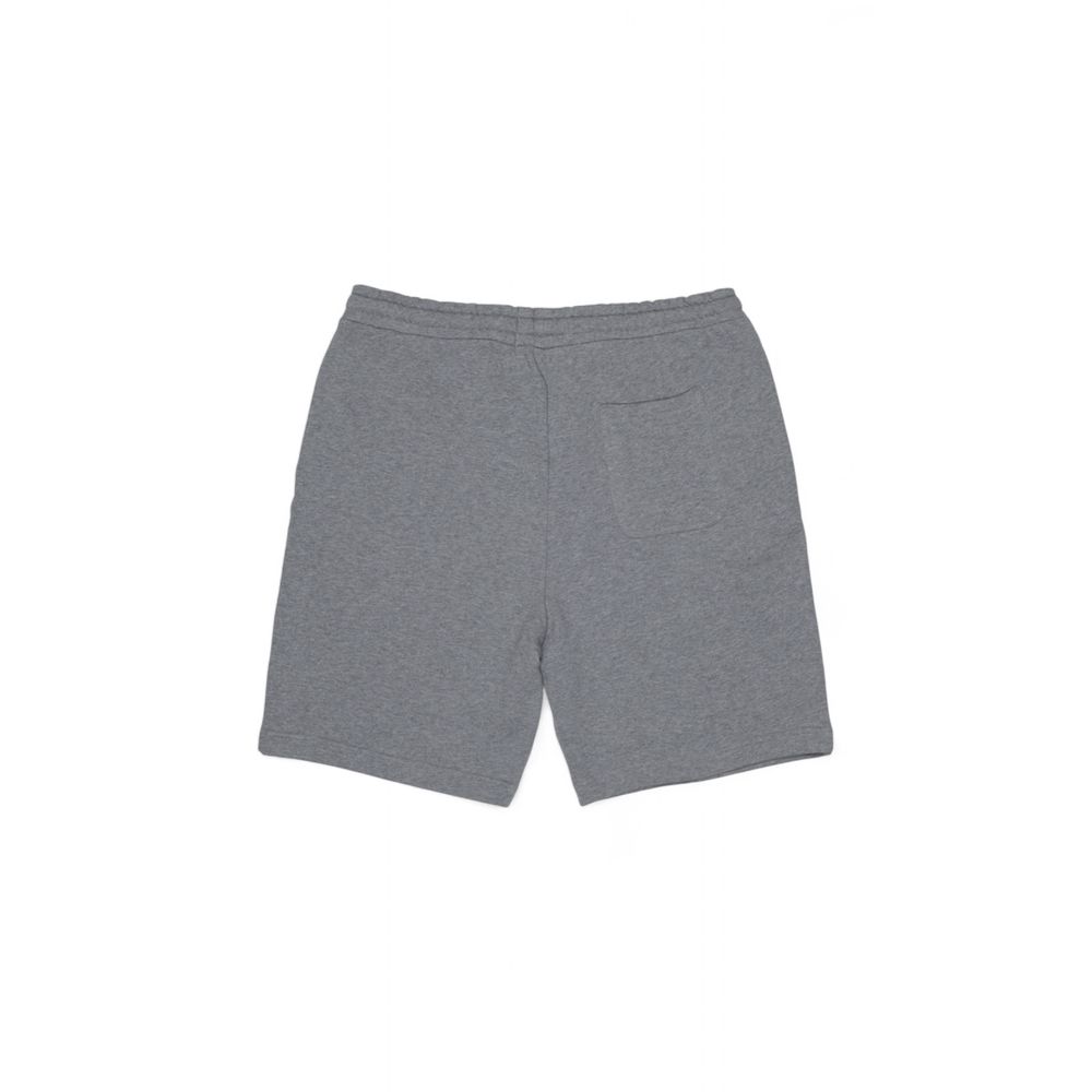 Gray Cotton Bermuda Shorts