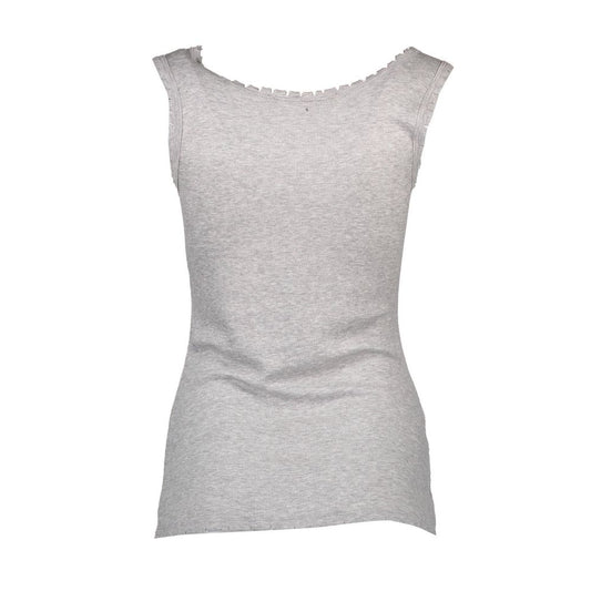 Gray Viscose Women Top
