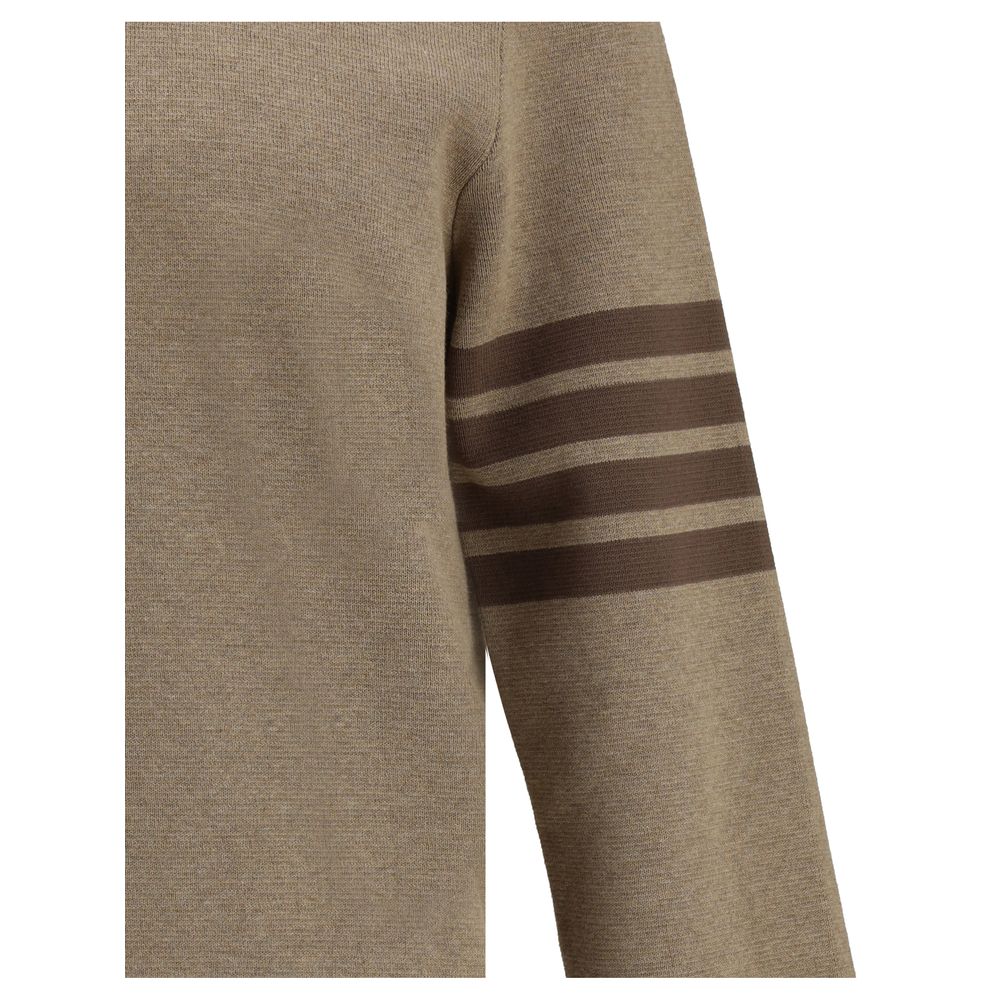 Brown Cotton Sweatshirt
