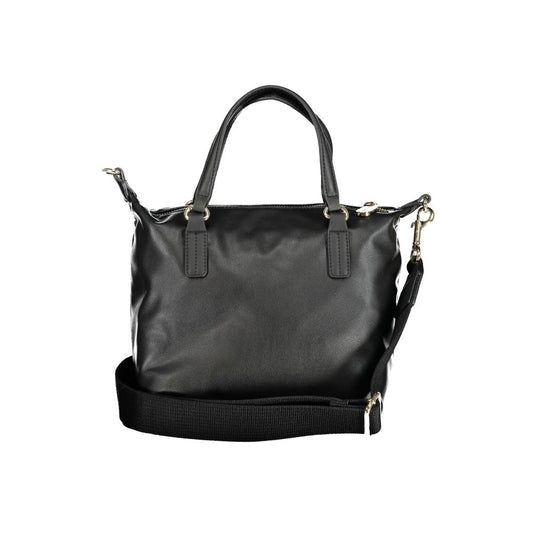 Nero Poliestere Woman Handbag