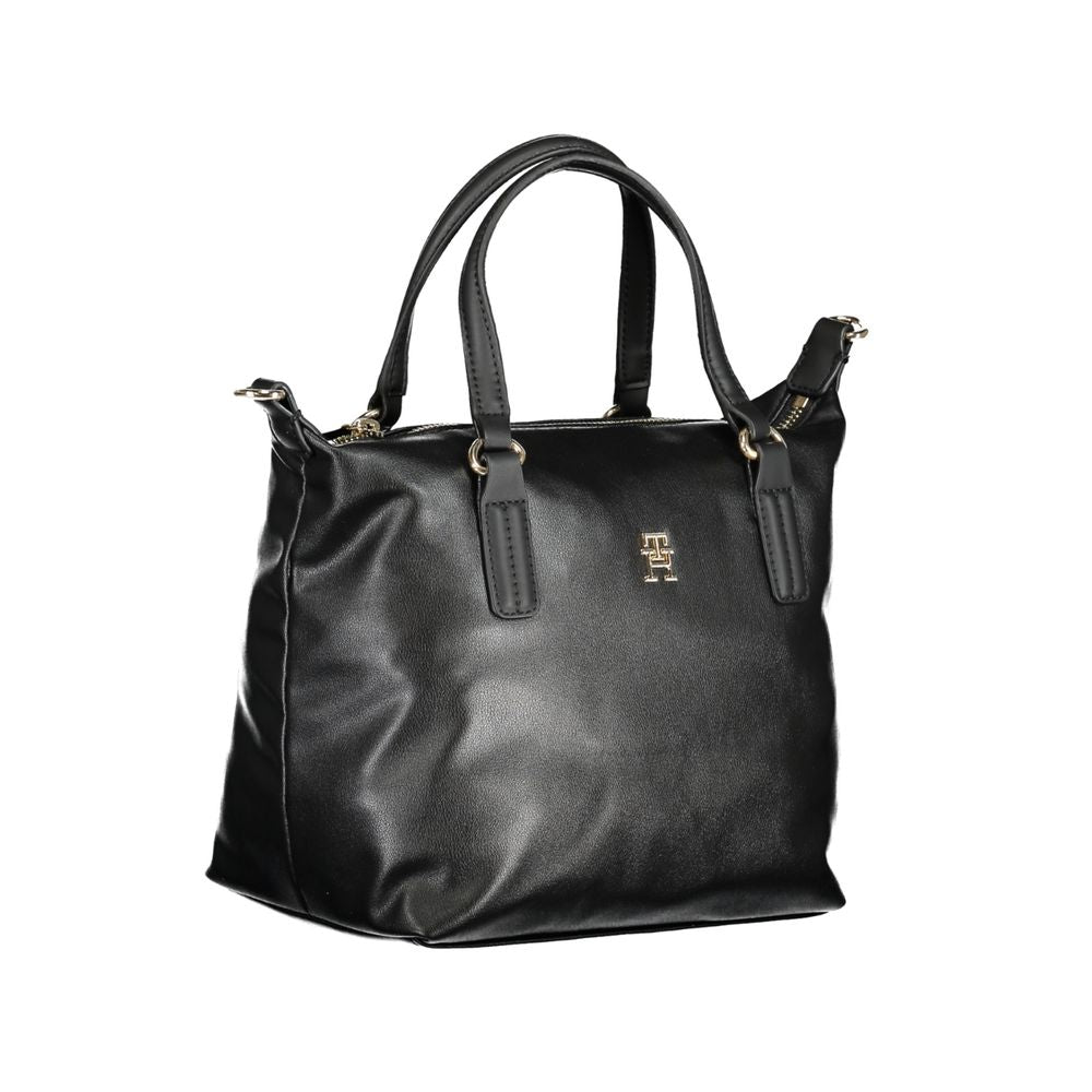 Nero Poliestere Woman Handbag