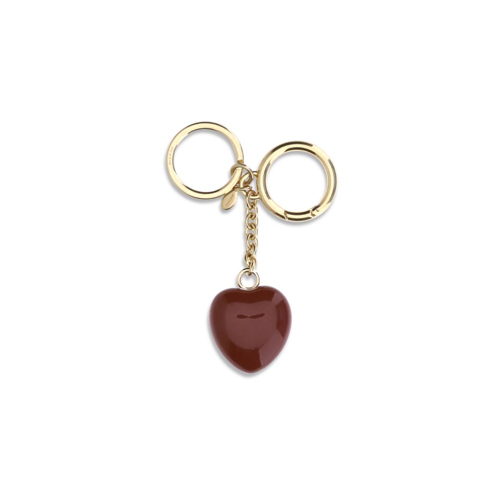 Bordeaux Brass Keychain