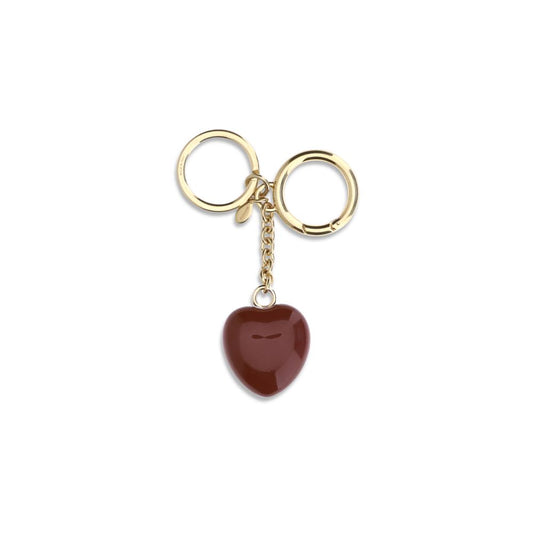 Bordeaux Brass Keychain