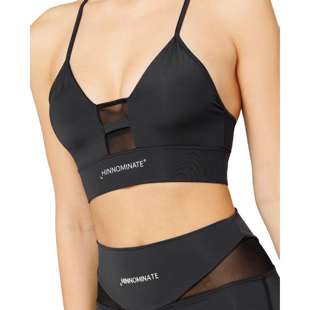 Black Nylon Tops & T-Shirt