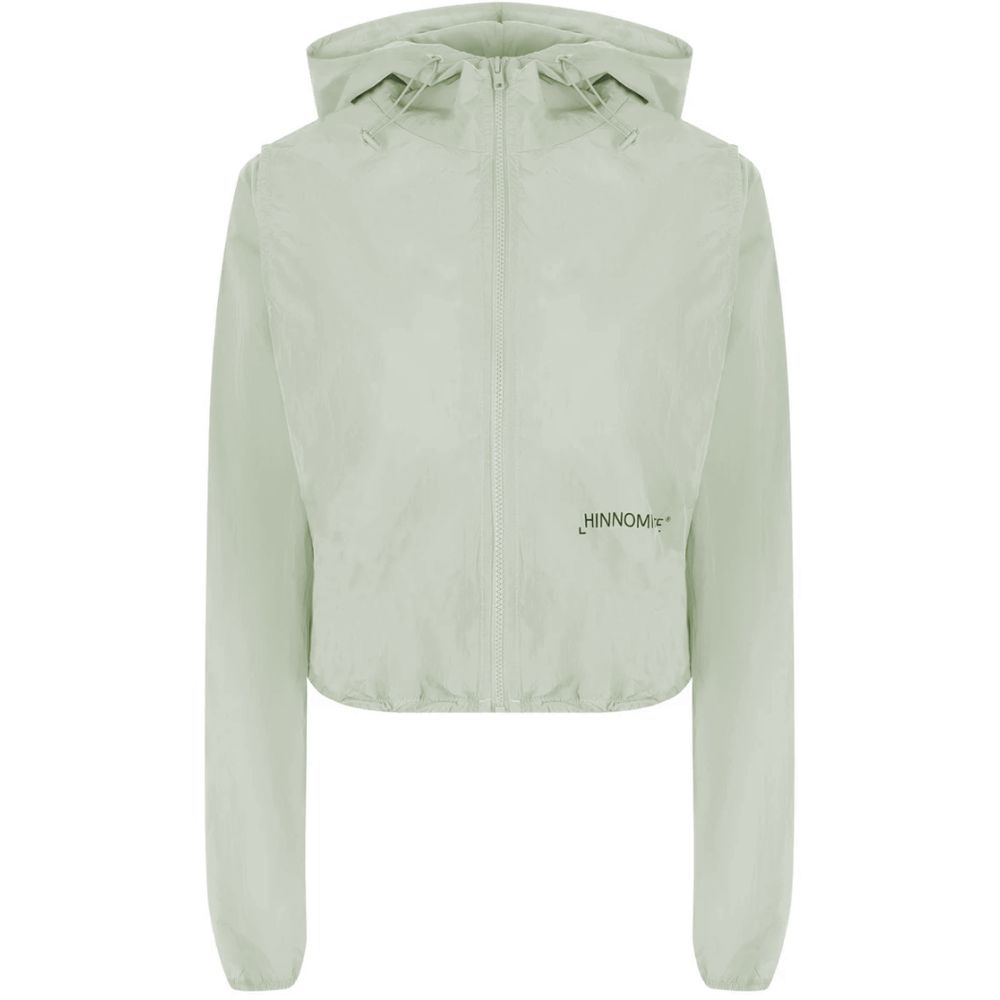 Green Nylon Jackets & Coat