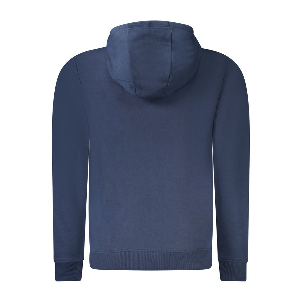 Blue Cotton Men Sweater