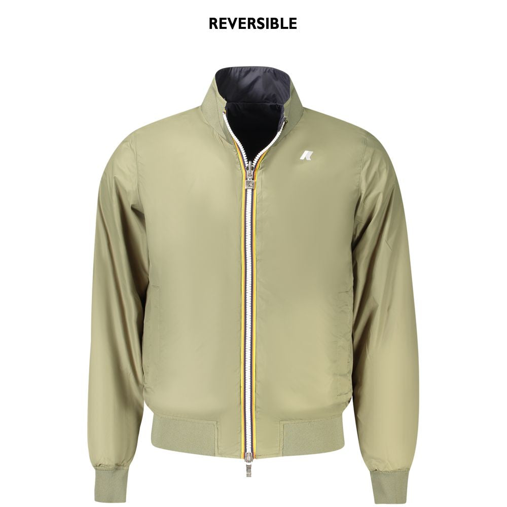 Blue Nylon Men Jacket