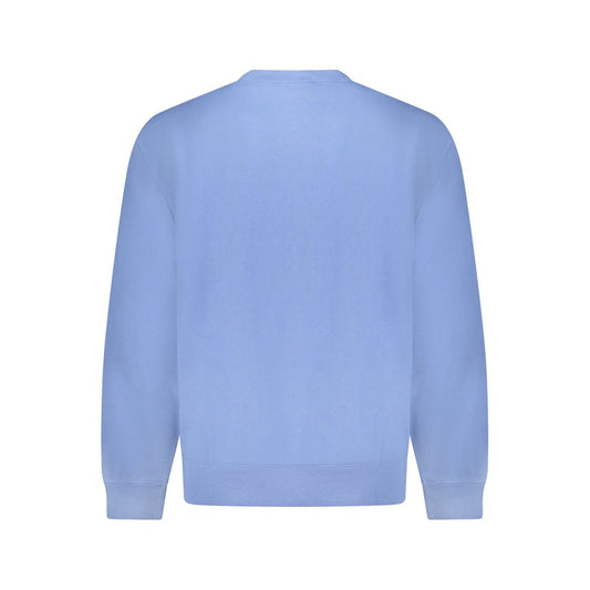 Blue Cotton Men's Sweatshirt