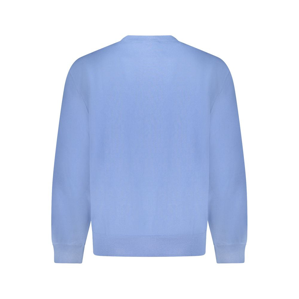 Blue Cotton Men's Sweatshirt