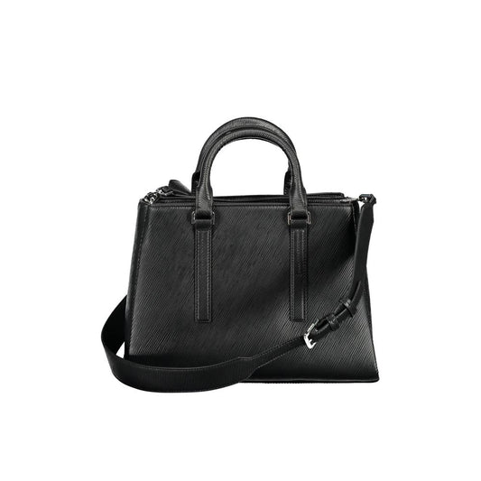 Nero Poliestere Women Handbag