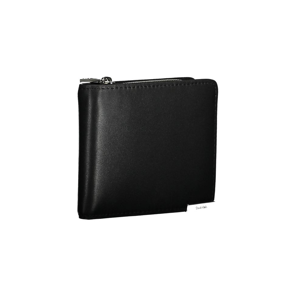 Nero Poliuretano Men Wallet