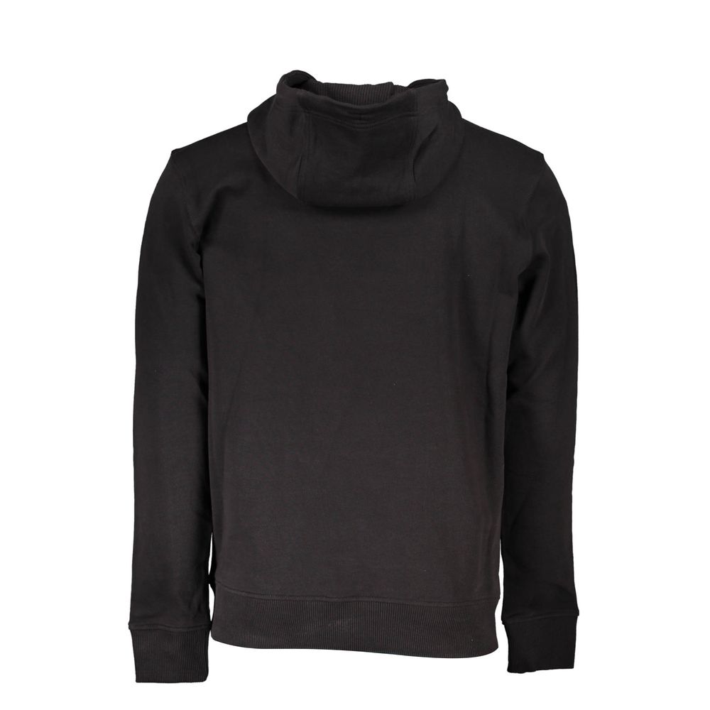 Black Cotton Men's Sweatshirt