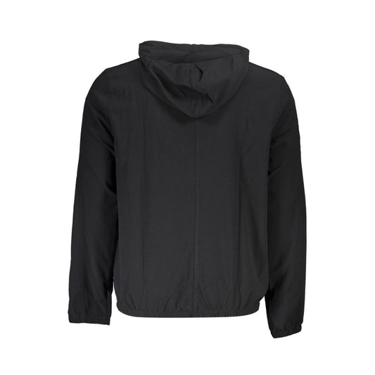 Black Polyester Men's Sweatshirt