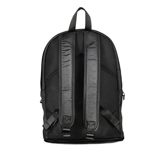 Nero Polyester Mens Backpack