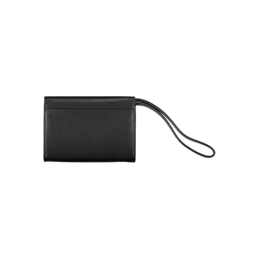 Black Polyester Women Wallet