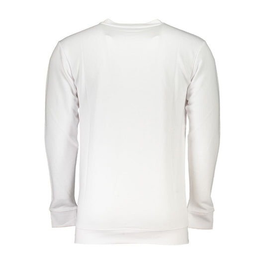 White Cotton Men Sweater