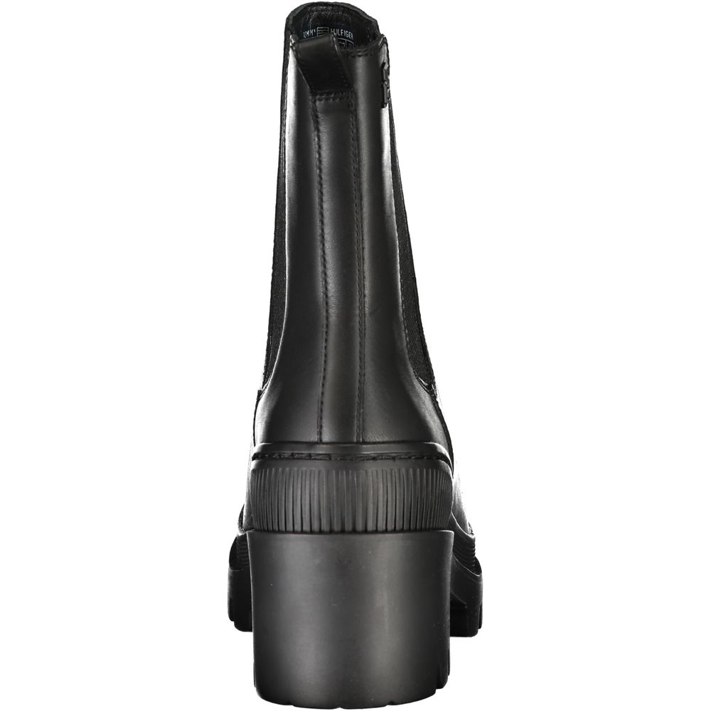 Black Polyester Ankle