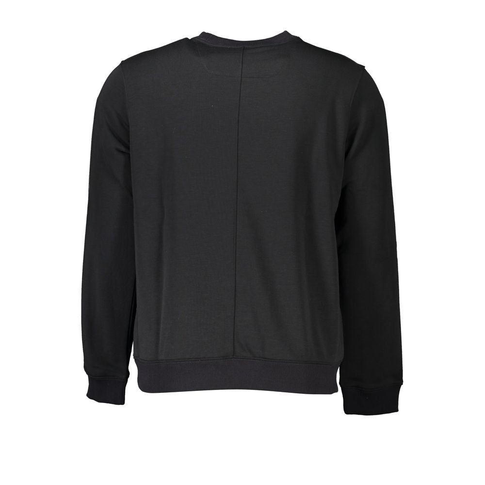 Black Polyester Men's Sweatshirt