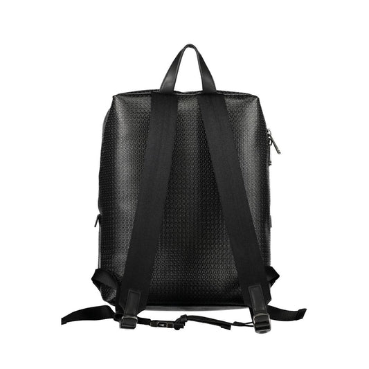 Nero Polyester Men's Backpack