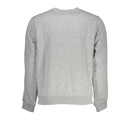 Grigio Polyester Men Sweatshirt
