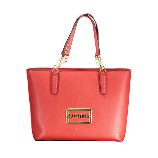 Rosso Polyurethane Women Handbag