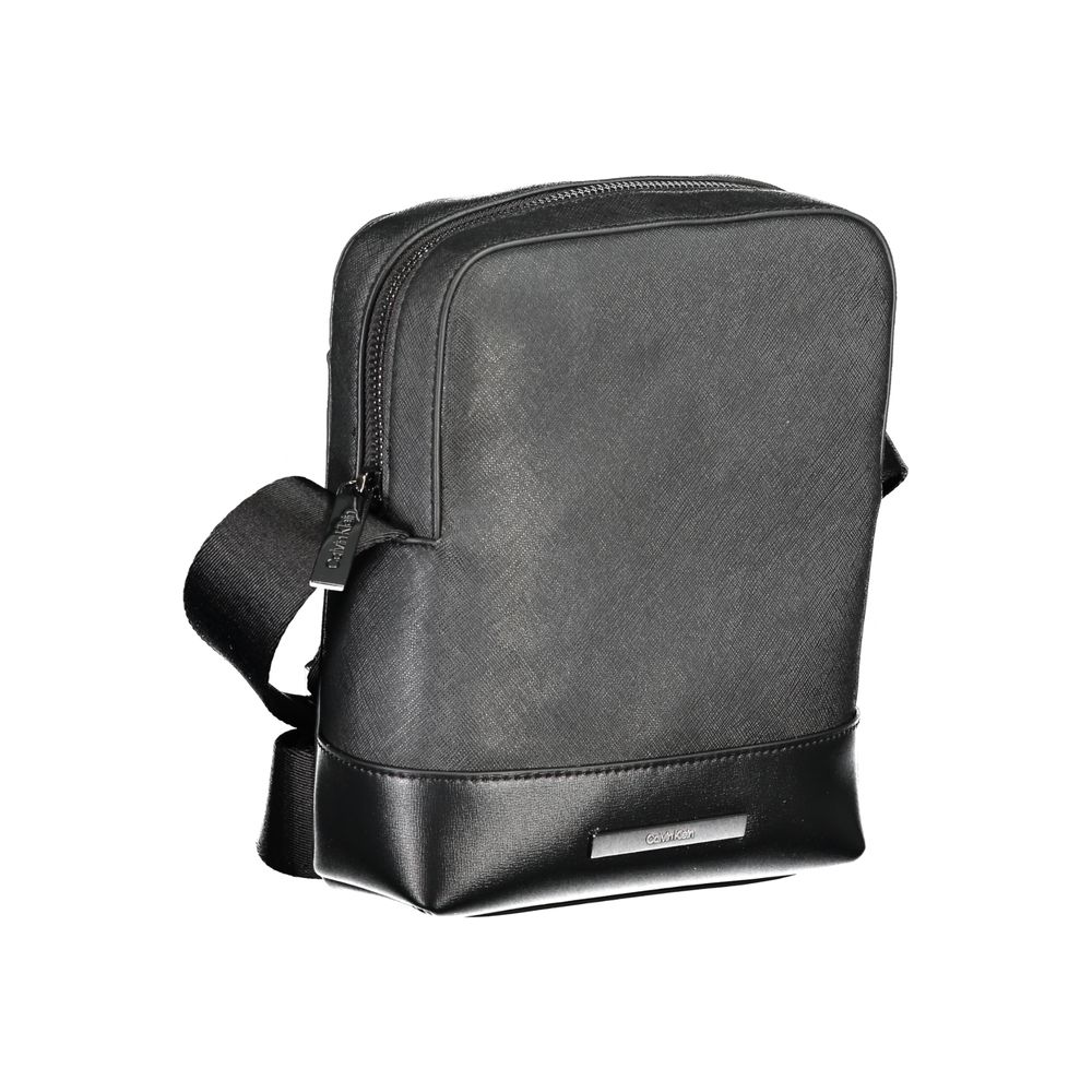 Nero Polyester Men Shoulder Bag