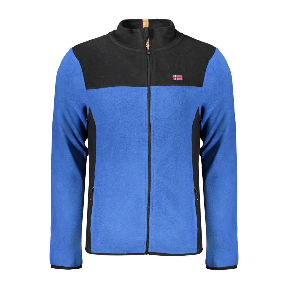 Blue Polyester Sweater