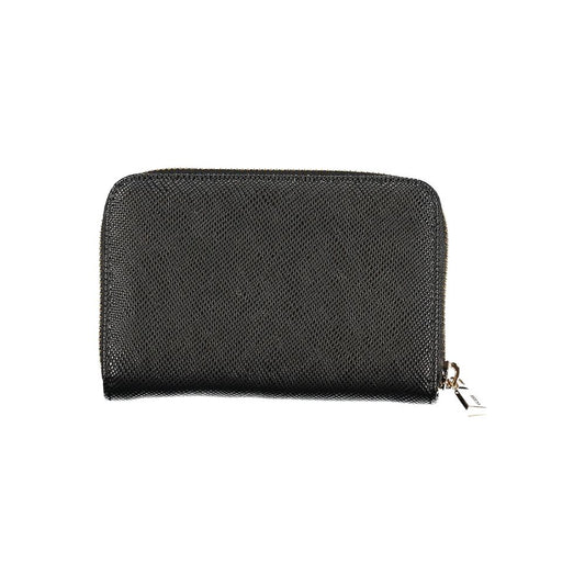 Nero Poliuretano Women Wallet