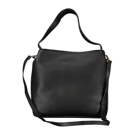 Black Polyurethane Women's Bag