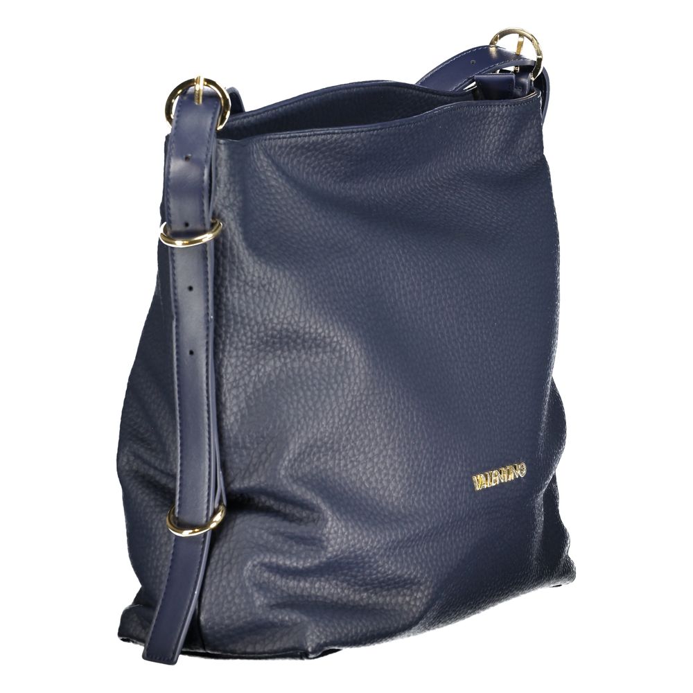 Blu Polyurethane Women Handbag