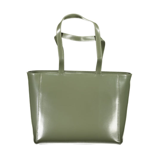 Verde Polyurethane Women Shoulder Bag